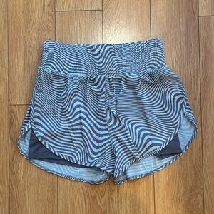 Stylish Athletic Shorts with Black and White Pattern NWOT